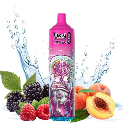 Vape Tech Poland - jagoda brzoskwiniowa UWIN CRYSTAL Jednorazowy waporyzator za 35 tys FHZ26392