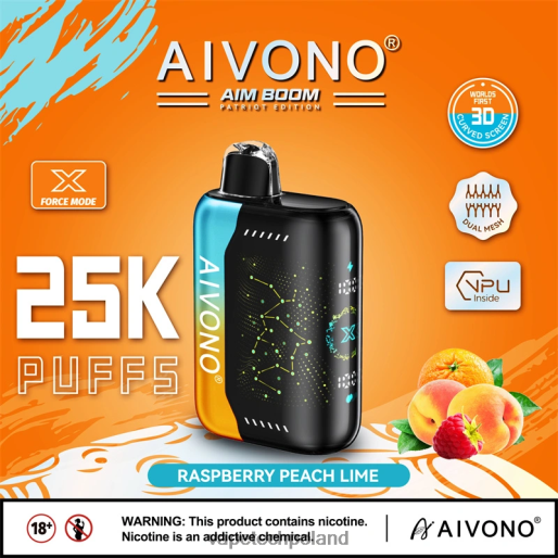 Vape Tech Poland - malina brzoskwinia limonka Aivono AIM BOOM 25000 FHZ26350