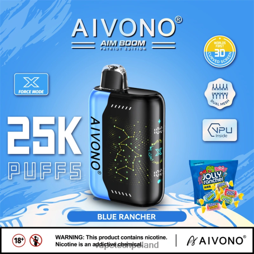 Vape Tech Poland - niebieski farmer Aivono AIM BOOM 25000 FHZ26344