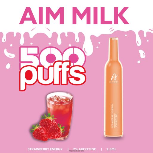 Vape Tech Poland - energia truskawkowa Aivono AIM MILK 500 FHZ26266