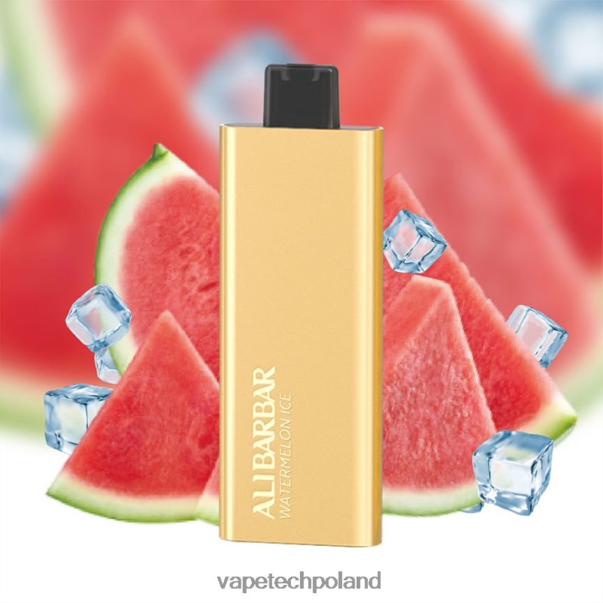 Vape Polska - Alibarbar Pandora 7000 jednorazowych waporyzatorów lód arbuzowy 48PF8664