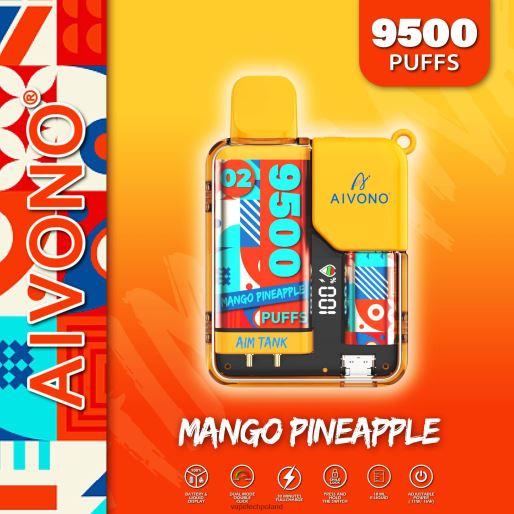 Vape Polska - ananas mango Aivono AIM TANK 9500 FHZ2634