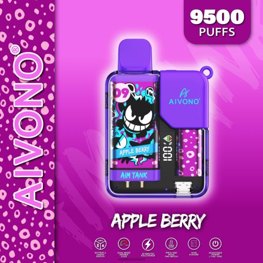 Vape Polska - jagoda jabłkowa Aivono AIM TANK 9500 FHZ2643