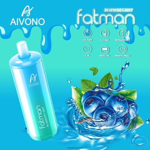 Vape Polska - jagodowa mięta Aivono FATMAN 6800 FHZ2622