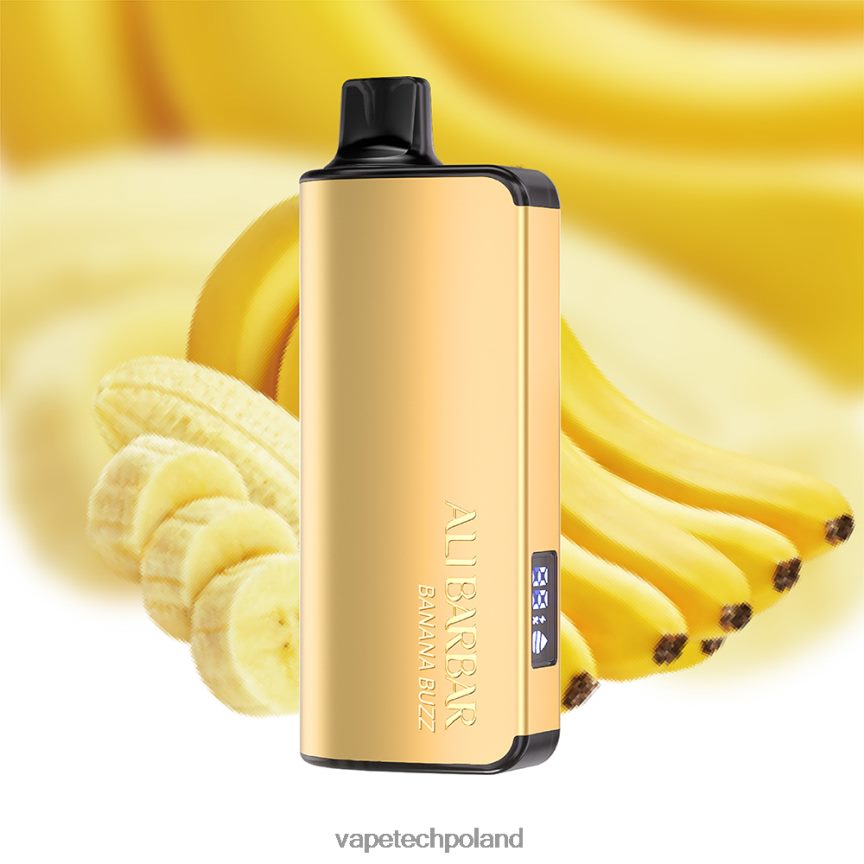Vape Shop Warszawa - Alibarbar Ingot 9000 jednorazowych waporyzatorów bananowe szaleństwo 48PF8627