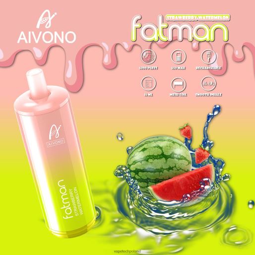 Vape Shop Warszawa - arbuz truskawkowy Aivono FATMAN 6800 FHZ2630
