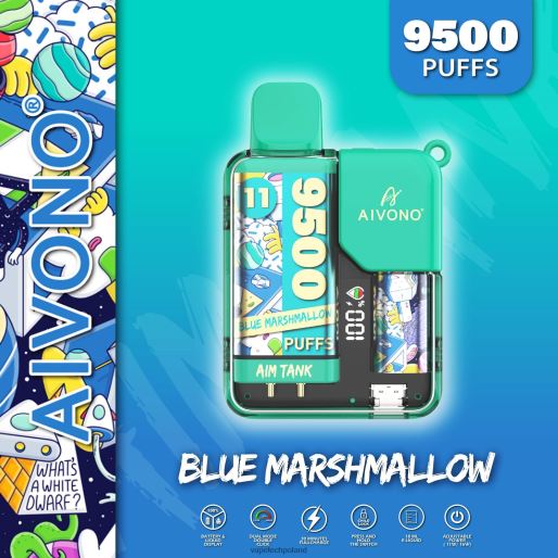 Vape Shop Warszawa - niebieska pianka Aivono AIM TANK 9500 FHZ2642
