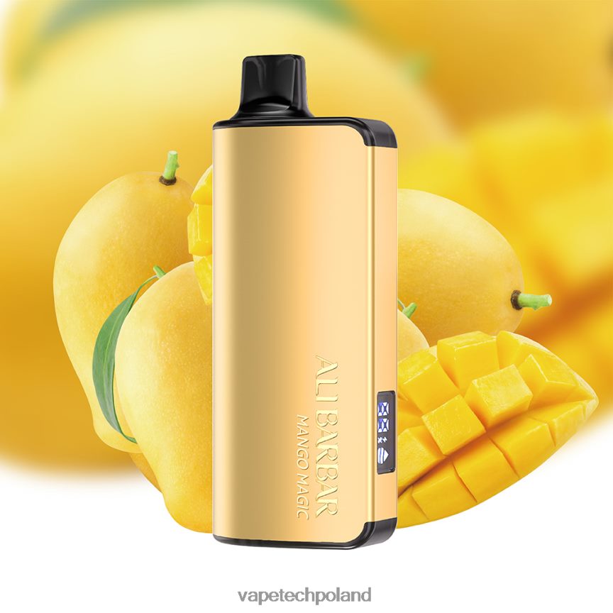 Vape Tech Poland - Alibarbar Ingot 9000 jednorazowych waporyzatorów magia mango 48PF8629