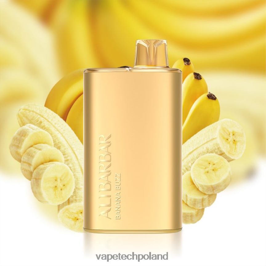 Vape Tech Poland - Alibarbar Rich 8000 jednorazowych waporyzatorów bananowe szaleństwo 48PF862