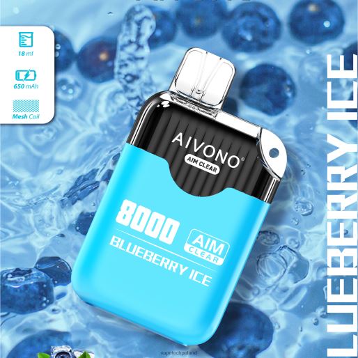 Vape Tech Poland - lód jagodowy Aivono AIM CLEAR 8000 FHZ26206