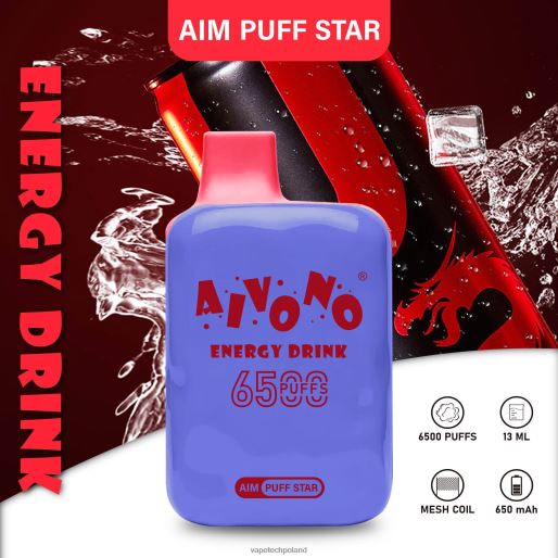 Vape Tech Poland - napój energetyczny Aivono AIM PUFF STAR 6500 FHZ26293