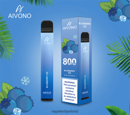 Vape Polska - lód jagodowy Aivono AIM PLUS 800 FHZ26175