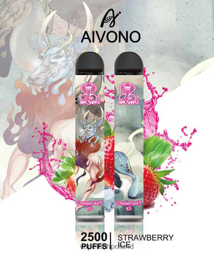 Vape Polska - lód truskawkowy Aivono AIM SNAKE 2500 FHZ26319