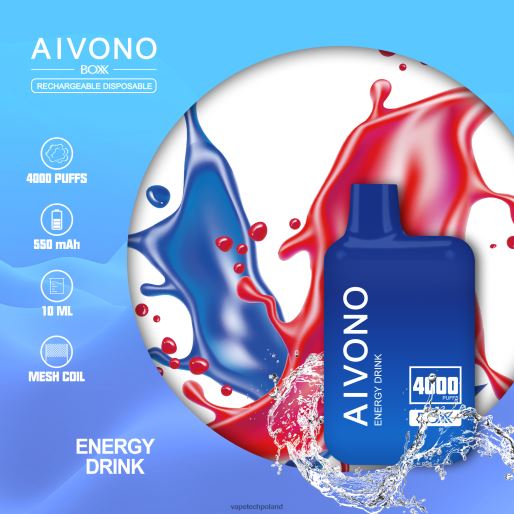 Vape Shop Warszawa - napój energetyczny Aivono AIM BOXX 4000 FHZ26225