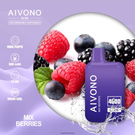 Vape Tech Poland - wymieszać jagody Aivono AIM BOXX 4000 FHZ26215