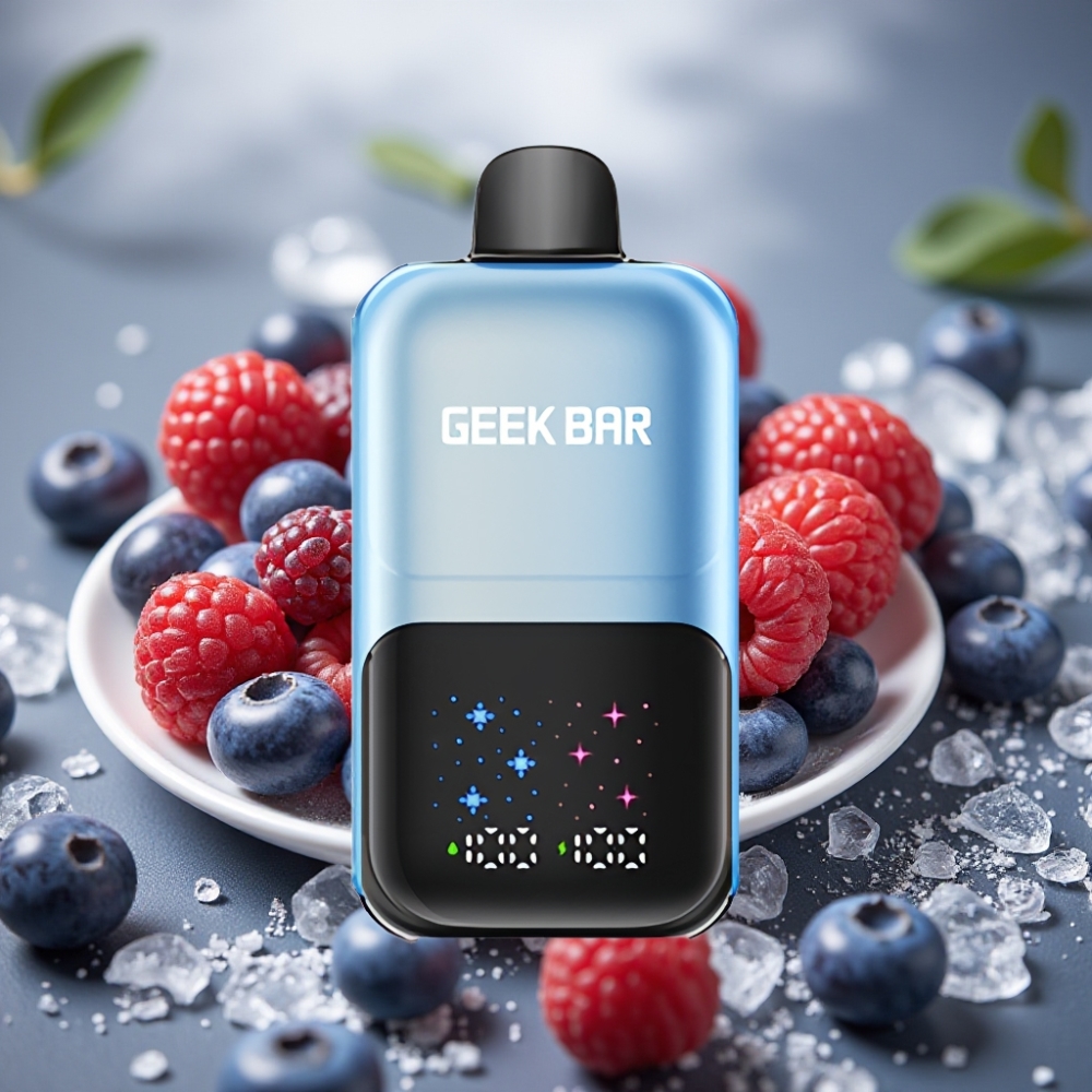 GEEK BAR 2GO Two Series 50000 Puffs Dual Tanks 20ml Smak Borówka Malina Lód