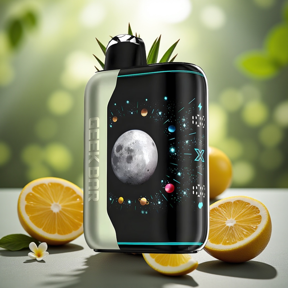 GEEK BAR Platinum Edition 25000 złocista stal matowa szybkie ładowanie miętowy Miami