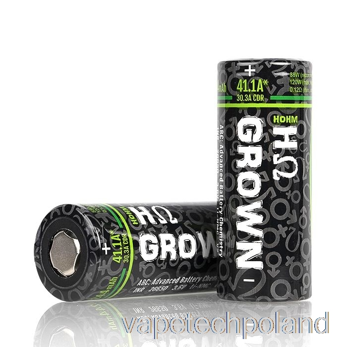 Vape Pod Hohm Tech Grown 2 26650 4244mah 30.3a Bateria Grown2 - Pojedyncza Bateria