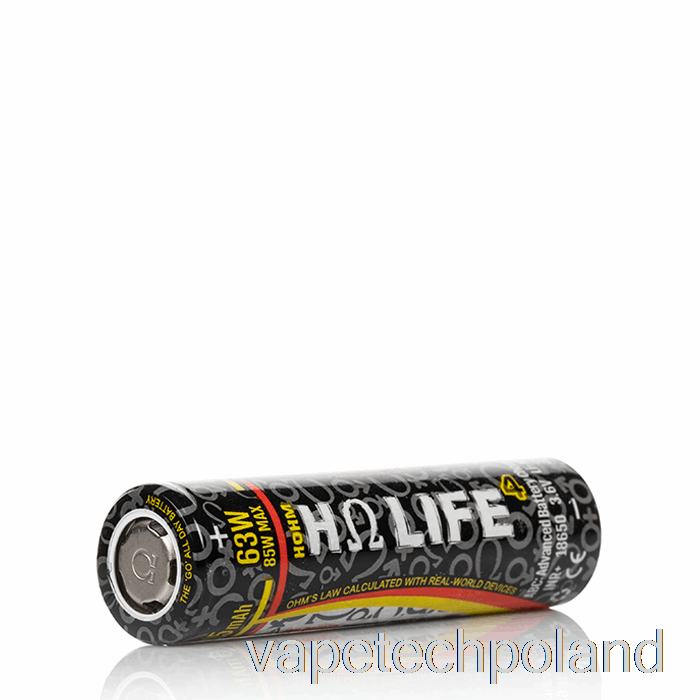 Vape Polska Hohm Tech Life 4 18650 3015mah 22.1a Bateria Pojedyncza Bateria