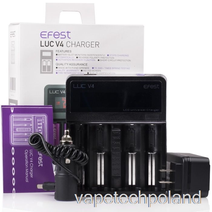 Ładowarka LCD Do Długopisu Efest Luc V4
