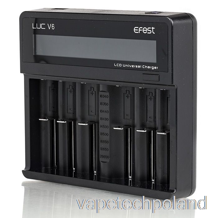 Uniwersalna ładowarka Z Wyświetlaczem LCD Do Vape Pod Efest Luc V6