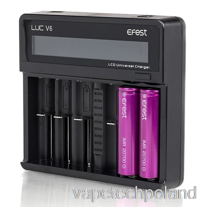 Uniwersalna ładowarka Z Wyświetlaczem LCD Do Vape Pod Efest Luc V6