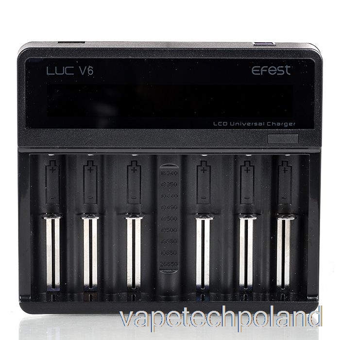 Uniwersalna ładowarka Z Wyświetlaczem LCD Do Vape Pod Efest Luc V6