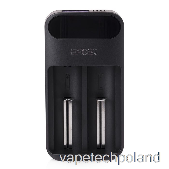 Vape Polska Efest Lush Q2 2-zatokowa Inteligentna ładowarka Led