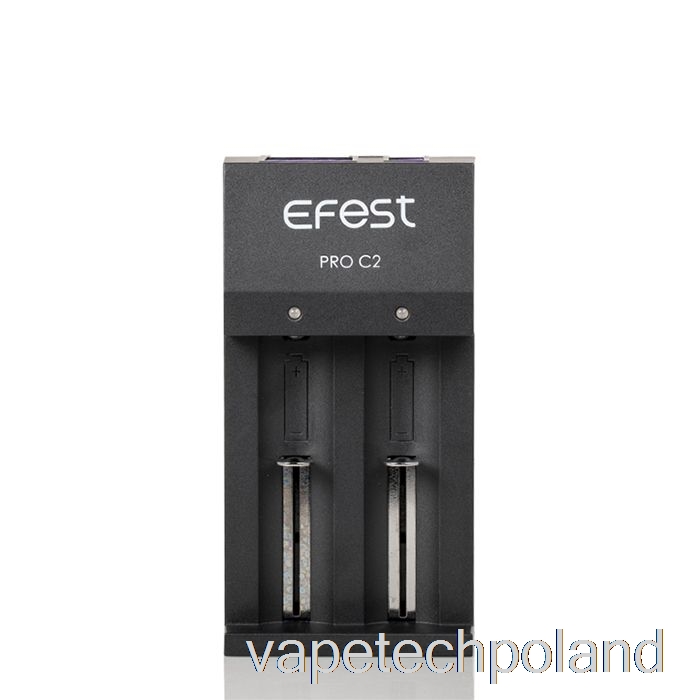 Vape Shop Warszawa Efest Pro C2 2-kieszeniowa Inteligentna ładowarka Akumulatorów
