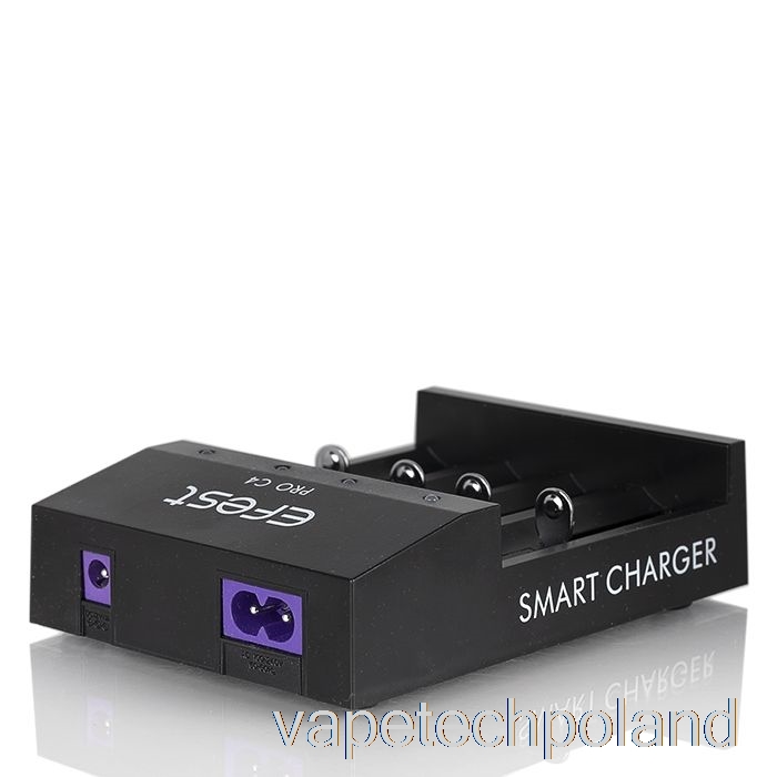 Vape Shop Warszawa Efest Pro C4 4-zatokowa Inteligentna ładowarka