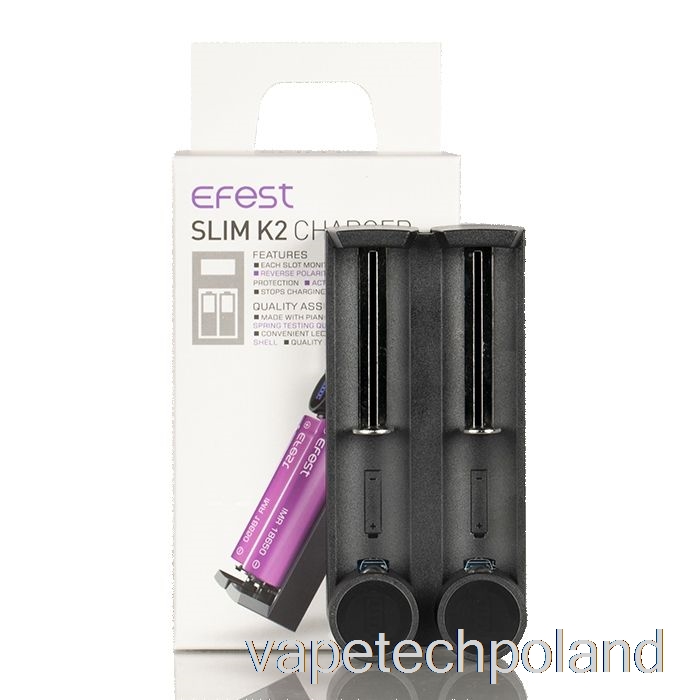 Ładowarka Z Dwoma Gniazdami Do Vape Pod Efest Slim K2