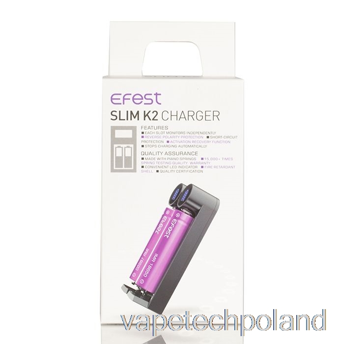 Ładowarka Z Dwoma Gniazdami Do Vape Pod Efest Slim K2