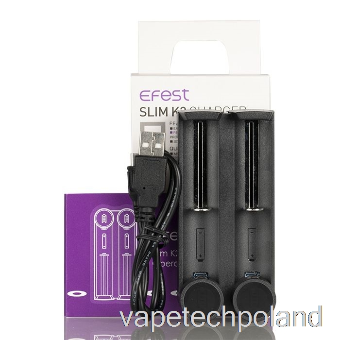 Ładowarka Z Dwoma Gniazdami Do Vape Pod Efest Slim K2