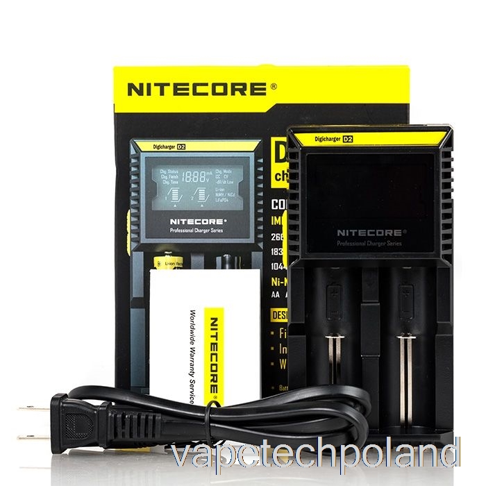 Ładowarka Baterii Do Vape Pod Nitecore D2 (2-kieszeniowa)