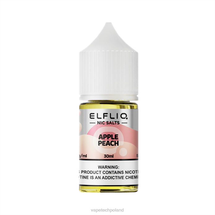 Apple Peach 44TV7 ELFBAR ELFLIQ Nic sól 30 ml