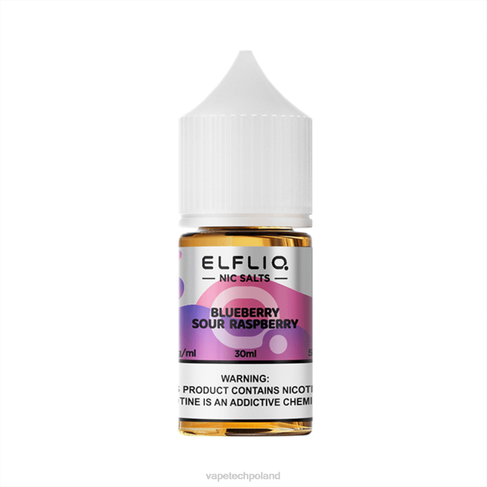 Blueberry kwaśne malina 44TV12 ELFBAR ELFLIQ Nic sól 30 ml