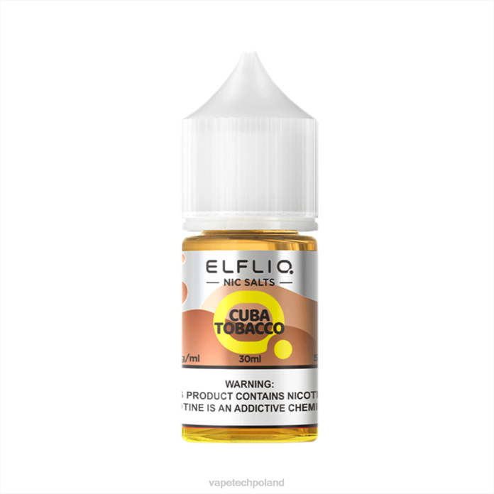 Kuba Tobacco 44TV16 ELFBAR ELFLIQ Nic sól 30 ml