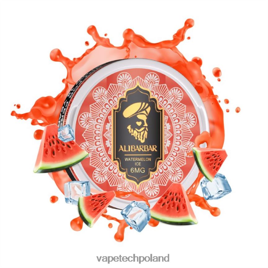 Vape Polska - Alibarbar woreczki nikotynowe lód arbuzowy 48PF8694