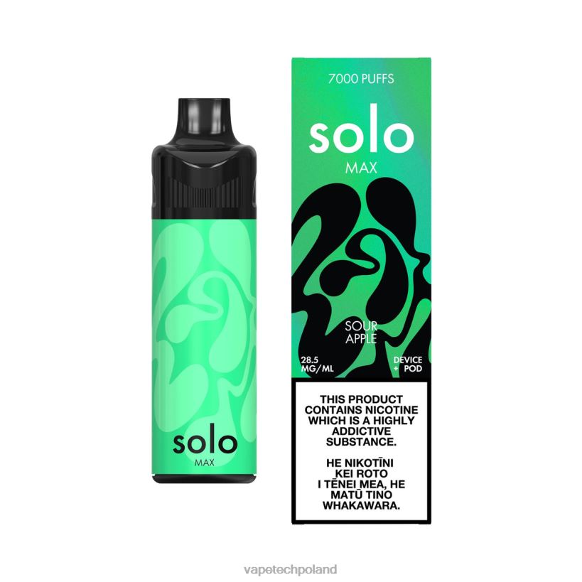 Vape Polska - Solo MAX zestaw pod 0PZD6H70 kwaśne jabłko