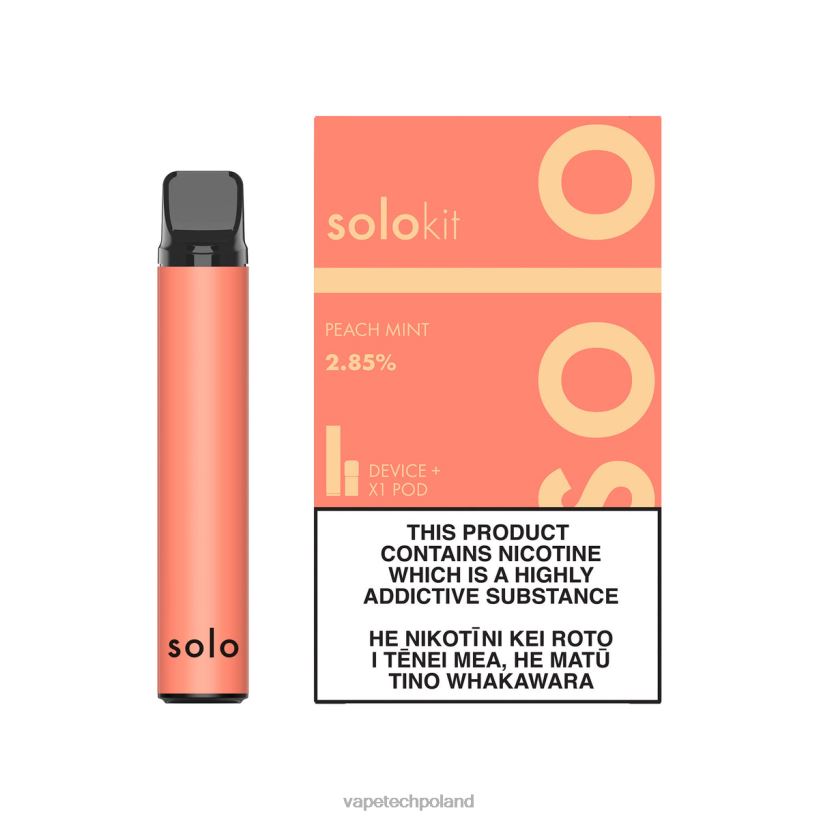 Vape Tech Poland - Solo zestaw pod 0PZD6H44 brzoskwiniowo-miętowa